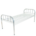 Cama de hospital de metal plana simple y plana